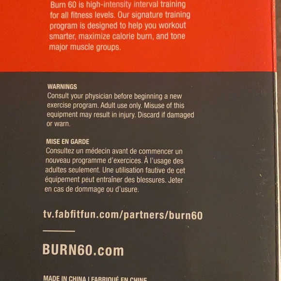 Burn 3 resistance bands brand new in original packaging. - Picture 2 of 2